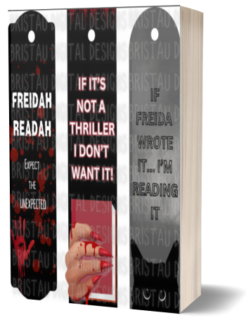 Thriller Bookmark Bundle – 9 Dark Designs for Suspense Lovers