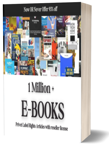 1 Million+ Ebooks & 1 Million PLR Articles Bundle with Reseller Rights | Ultimate Content Collection