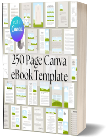 Ultimate 250-Page Canva eBook & Workbook Template | Create Stunning eBooks, Lead Magnets, and Courses Easily
