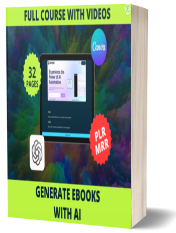 Masterclass: Generate a Complete eBook with AI – A Step-by-Step Video Guide