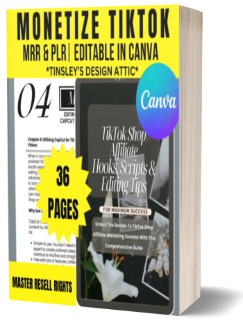 TikTok Shop Affiliate Hooks & Scripts | Maximize Earnings | MRR & PLR | 2025 Edition