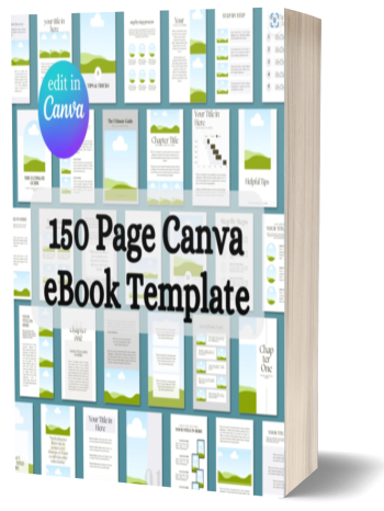 Canva eBook Template | 150-Page Editable Template for eBooks, Workbooks & Lead Magnets